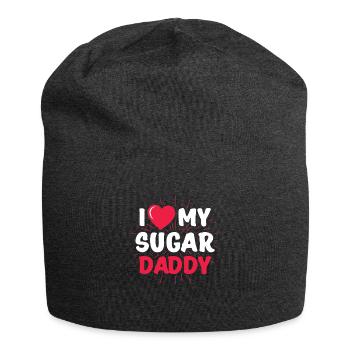 I Love My Sugar Daddy Dirty Sexy Kink BDSM Fetish - Bonnet en jersey - charbon - Devant