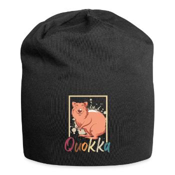 Quokka - Jersey Beanie - black - Front