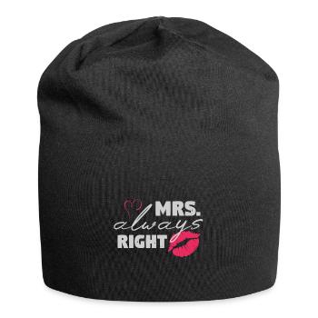 Mme toujours raison - look partenaire - Bonnet en jersey - noir - Devant