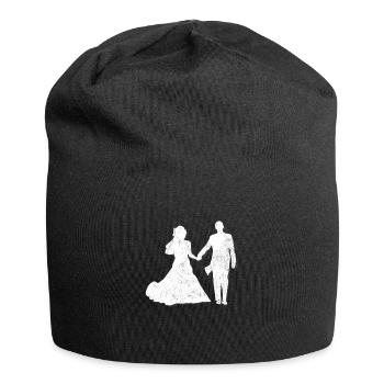 Mariée de mariage de mariage - Bonnet en jersey - noir - Devant