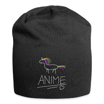 anime Licorne unicorn - Bonnet en jersey - noir - Devant