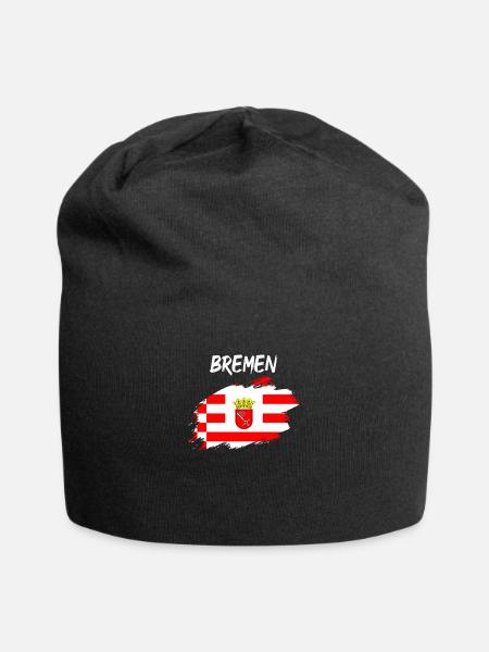 Bremen - Jersey-Beanie - Schwarz