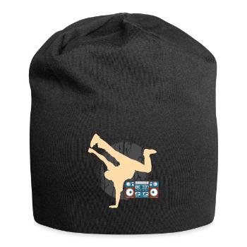 Breakdancer - Jersey-Beanie - Schwarz - Vorne