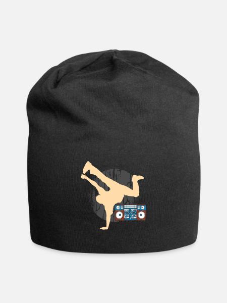 Breakdancer - Jersey-Beanie - Schwarz