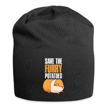 Save The Furry Potatoes Cobaye - Bonnet en jersey - noir - Devant