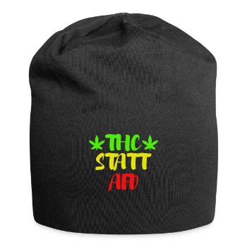 Politik Anti Rassismus Geschenk - Jersey-Beanie - Schwarz - Vorne