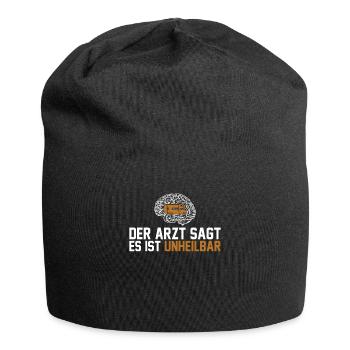 Natur Camping Camper Wohnmobil Fahren Lustig Mann - Jersey-Beanie - Schwarz - Vorne
