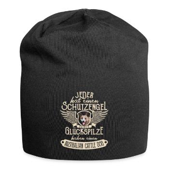 Australian Cattle Dog Lustige Geschenkidee - Jersey-Beanie - Schwarz - Vorne