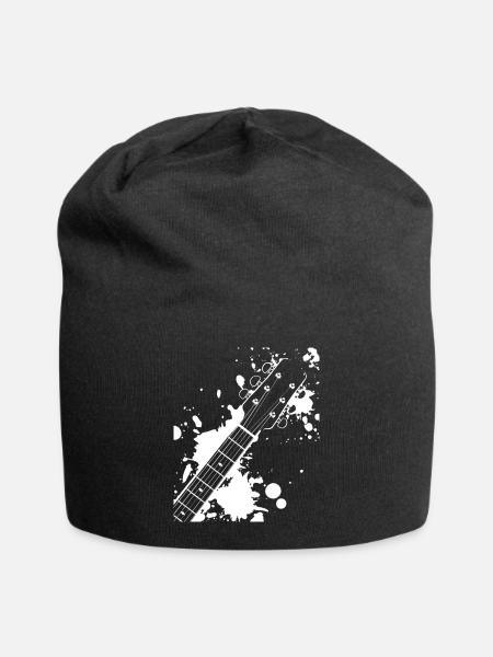 Splash Gitarre - Jersey-Beanie - Schwarz