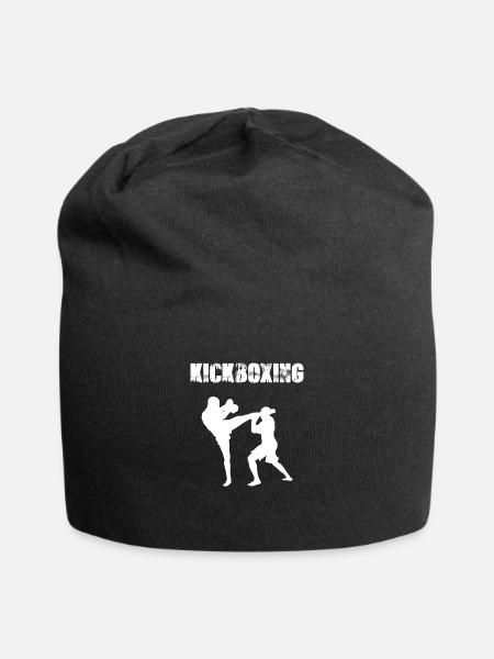 Kickboxing Kickboxer Shirt - Jersey Beanie - black