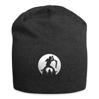 Stunt scooter stunt scooter kick scooter retro vintage - Jersey Beanie - charcoal grey - Front