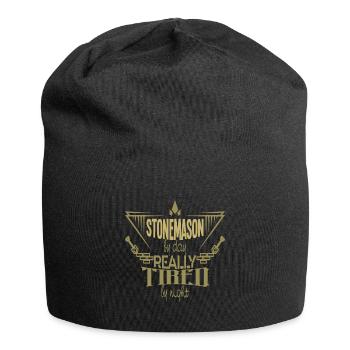 Tailleur de pierre - Bonnet en jersey - noir - Devant