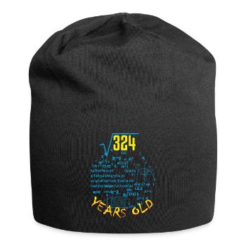 18 ans - Bonnet en jersey - noir - Devant