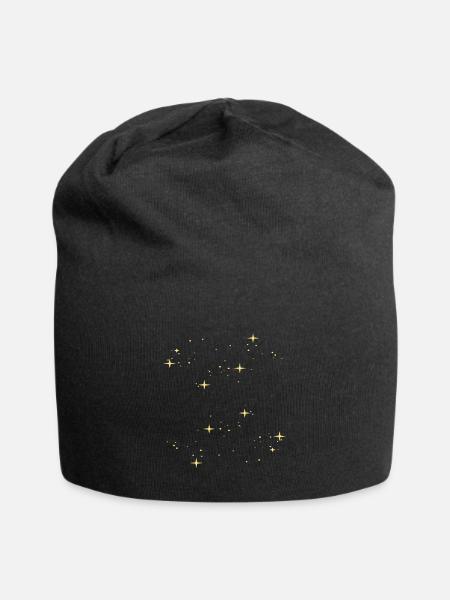 Étoiles étoiles étoiles étoiles - Bonnet en jersey - noir
