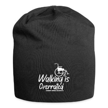 Fauteuil roulant humor handicap handicap - Bonnet en jersey - noir - Devant