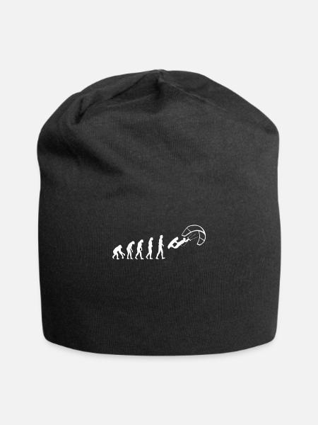 Funny Kitesurf Kite Surfing Evolution Kite - Jersey-Beanie - Schwarz