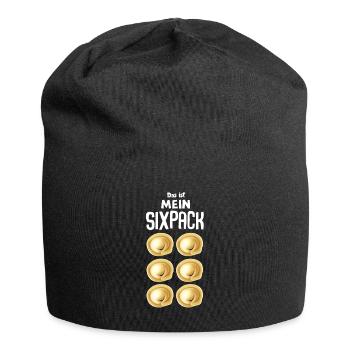 Das ist mein Sixpack russische Pelmeni - Jersey-Beanie - Schwarz - Vorne