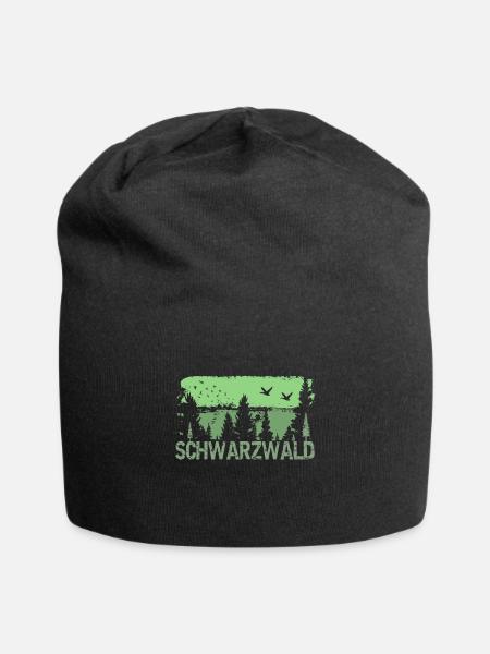 Schwarzwald - Jersey-Beanie - Schwarz