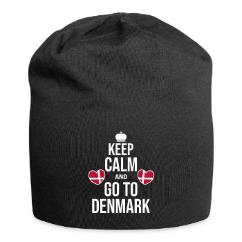 Dänemark Skandinavien Wikinger Nordish Copenhagen - Jersey-Beanie - Schwarz - Vorne