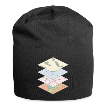 cartography - Jersey Beanie - black - Front