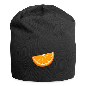 orange - Jersey Beanie - black - Front