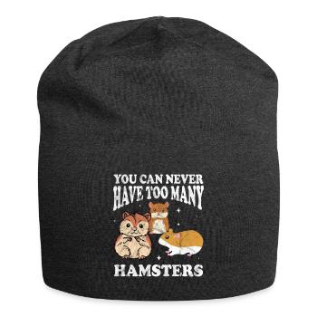 Hamster - Jersey-Beanie - Anthrazit - Vorne