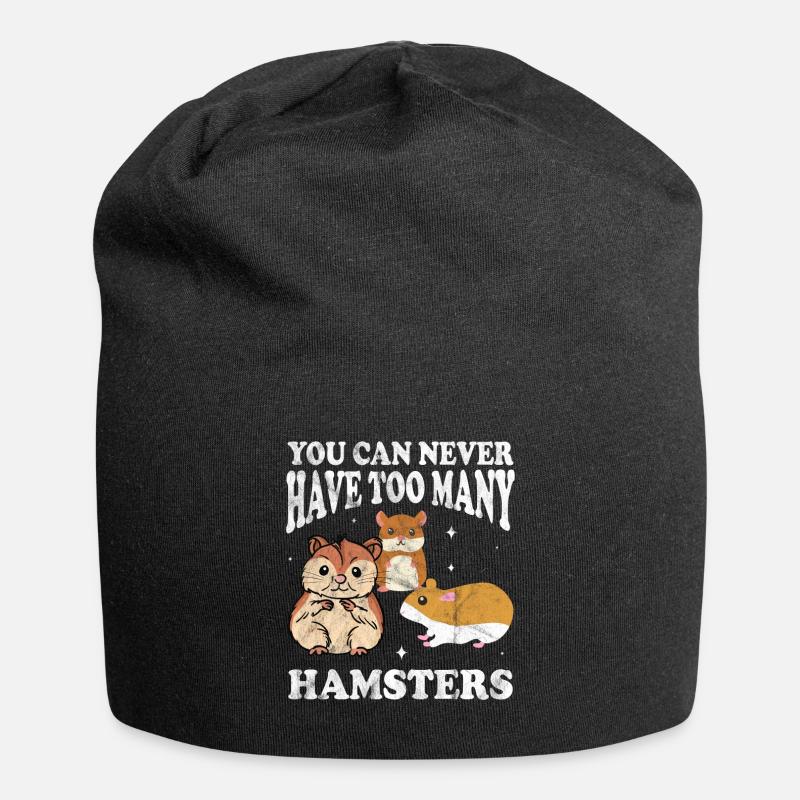 hamster - Bonnet en jersey - noir