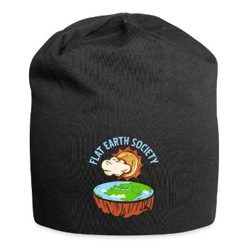 Flat Earth Sun - Flat Earth Society - Bonnet en jersey - noir - Devant