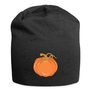 citrouille - Bonnet en jersey - noir - Devant