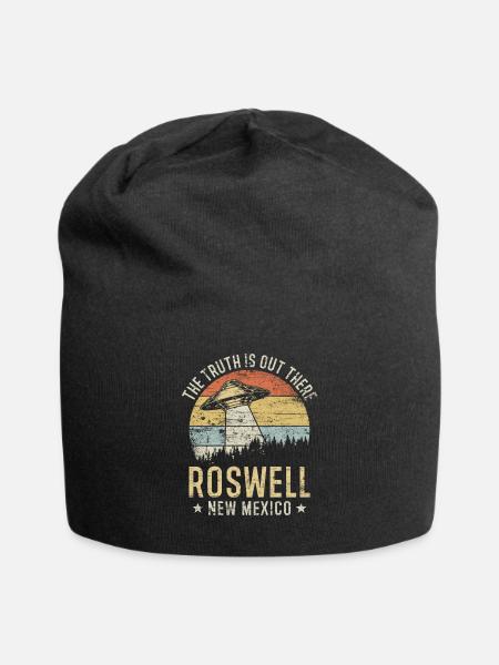 Roswell New Mexico UFO alien - Jersey Beanie - black