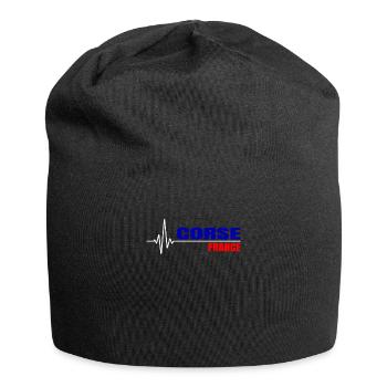 Korsika Frankreich Urlaub Herzschlag Geschenk - Jersey-Beanie - Schwarz - Vorne