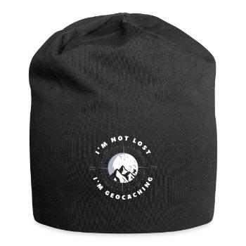 Lustiges Geocacher Geocache Geocaching Geschenk - Jersey-Beanie - Schwarz - Vorne