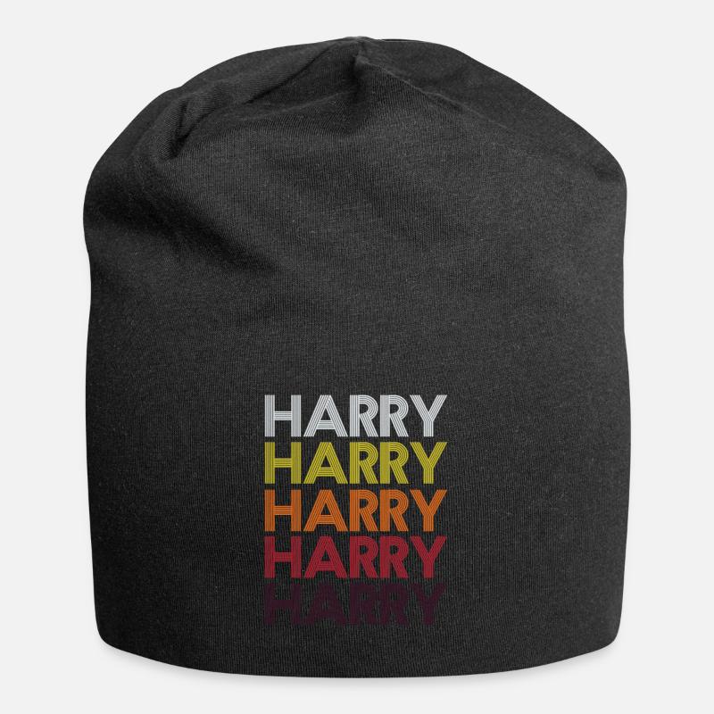 Harry Spitzname - Jersey-Beanie - Schwarz