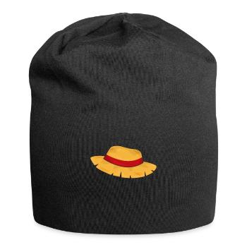 Fermier au chapeau de paille - Bonnet en jersey - noir - Devant