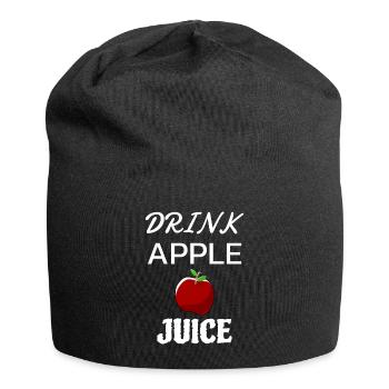 Apple fruit healthy eating delicious APPLE JUICE - Jersey Beanie - black - Front