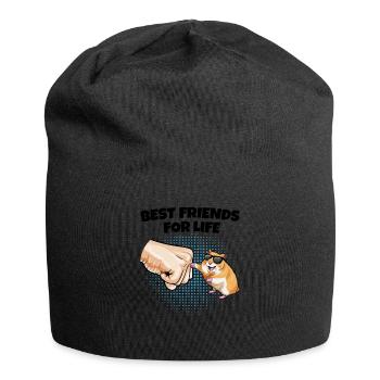 Hamsterliebhaber Süße Hamster Geschenke - Jersey-Beanie - Schwarz - Vorne