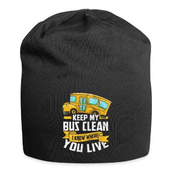 Bus - Jersey-Beanie - Schwarz - Vorne