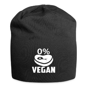 Anti vegan - Bonnet en jersey - noir - Devant