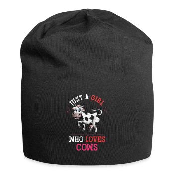 Cow Girl Farm - Jersey Beanie - black - Front