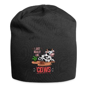Vaches - Bonnet en jersey - noir - Devant