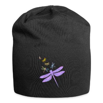Dragonfly Wings - Jersey Beanie - black - Front