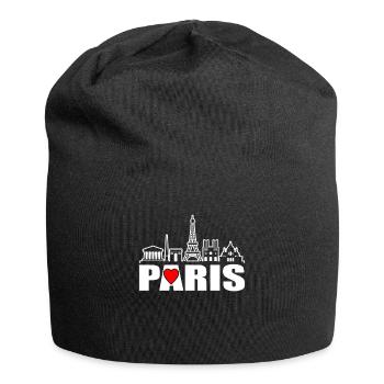 Paris - Bonnet en jersey - noir - Devant