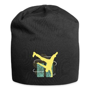 Breakdancer hip hop - Jersey Beanie - black - Front