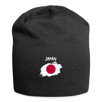 Bannière du drapeau japonais du Japon - Bonnet en jersey - noir - Devant