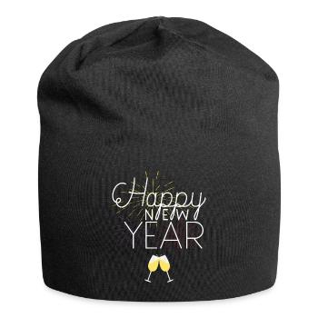 Happy New Year Celebration - Jersey-Beanie - Schwarz - Vorne