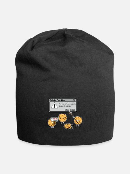 Cookies löschen Lustiger Internet Meme Browser - Jersey-Beanie - Schwarz