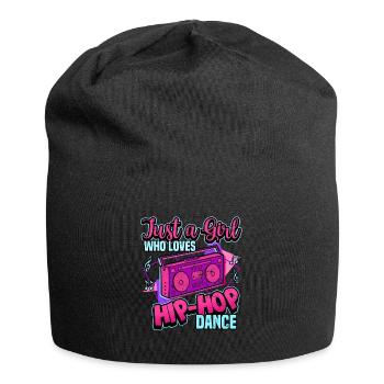 Breakdance Hip Hop Tanzen Tänzer Spruch Geschenk - Jersey-Beanie - Schwarz - Vorne