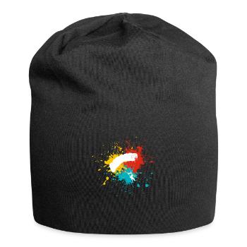 Paragliding Gleitschirmfliegen - Jersey-Beanie - Schwarz - Vorne