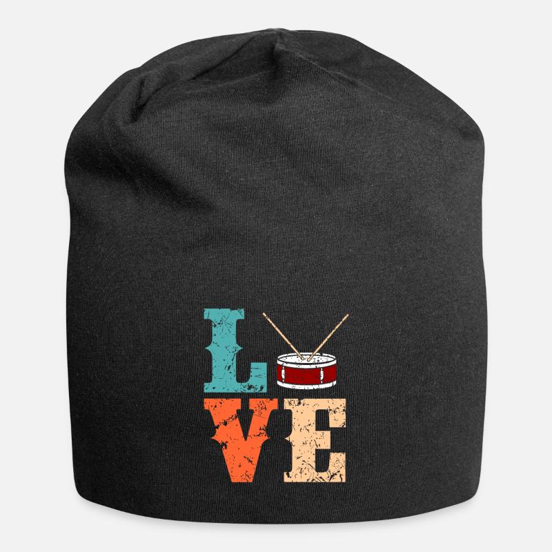Drums - Jersey Beanie - black