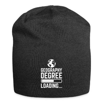 Geography Degree Loading - Jersey Beanie - charcoal grey - Front